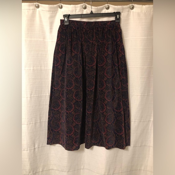 Bryn Cnnelley Dresses & Skirts - Vintage 90s Paisley Maxi Shirt by Bryn Connelly Size 12